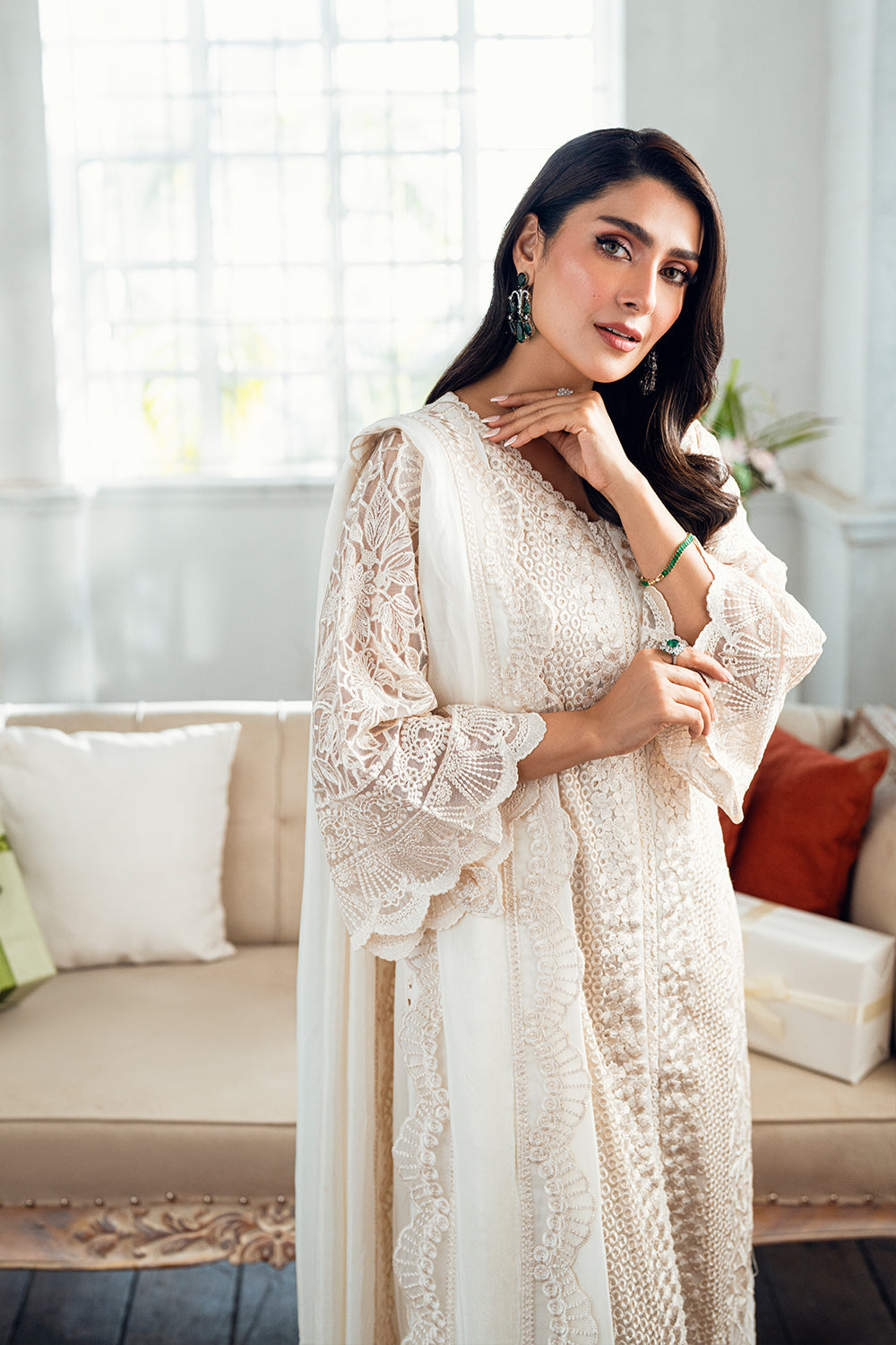 Azure | Luxe Formals | Ethereal Pearl by Azure - Designer Dress  - Type : Ladies Clothes - Available at Libayah - 100% Original 