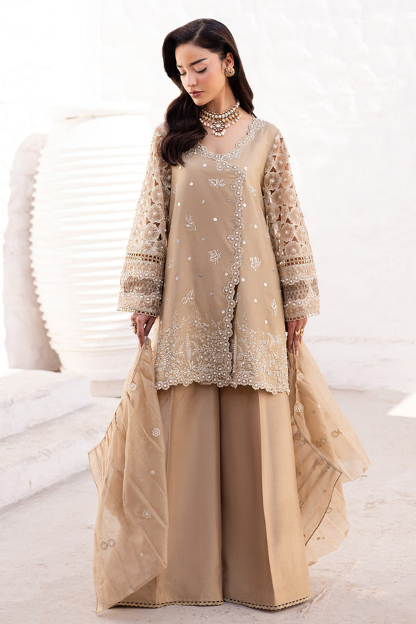 Marjjan | Elyna Lawn | EVERLY MP-43 (SKIN GOLD) by Marjjan - Designer Dress  - Type : Ladies Clothes - Available at Libayah - 100% Original 