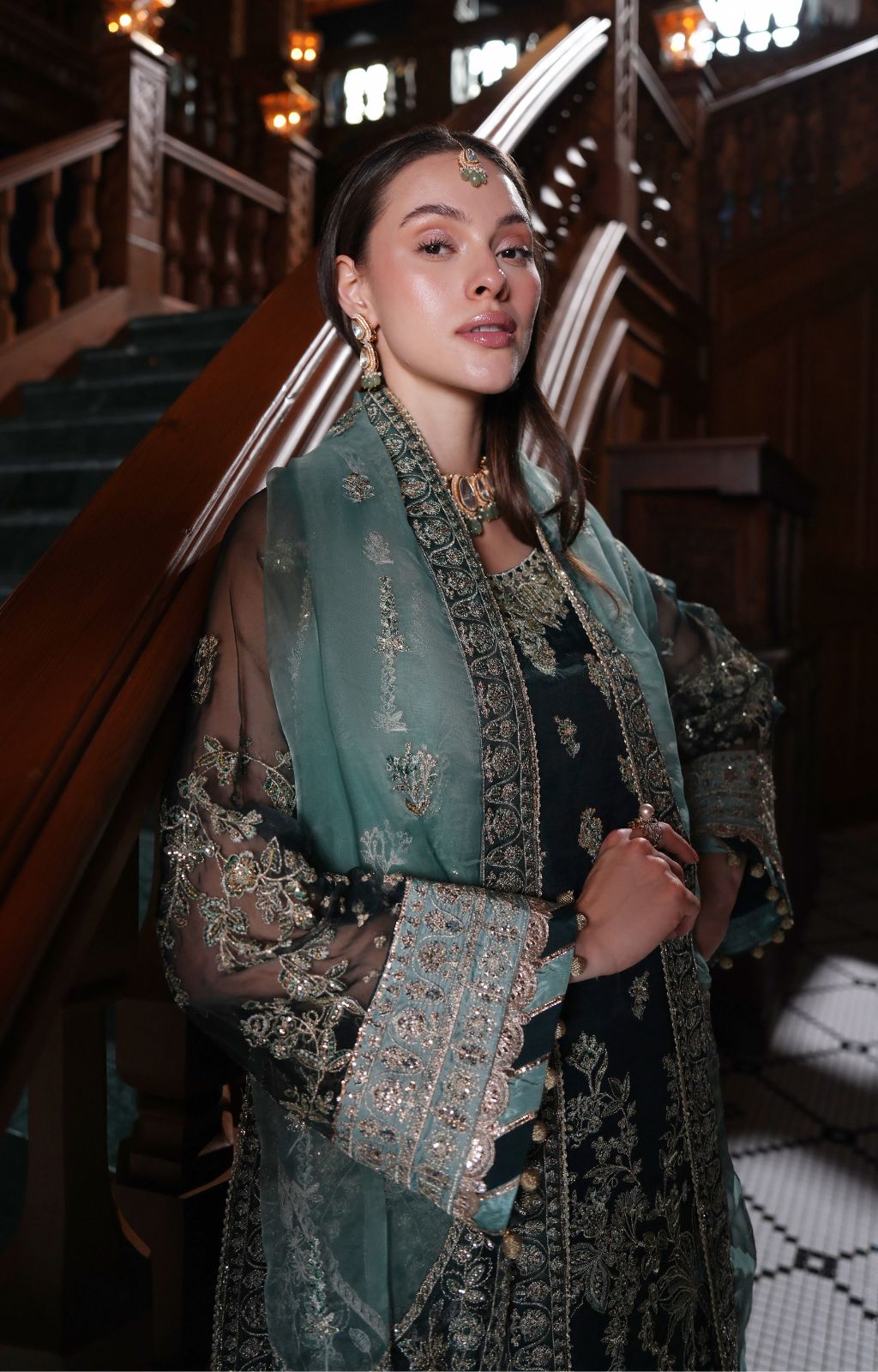 Inayat | Festive Formals | EZRA by Inayat - Designer Dress  - Type : Ladies Clothes - Available at Libayah - 100% Original 