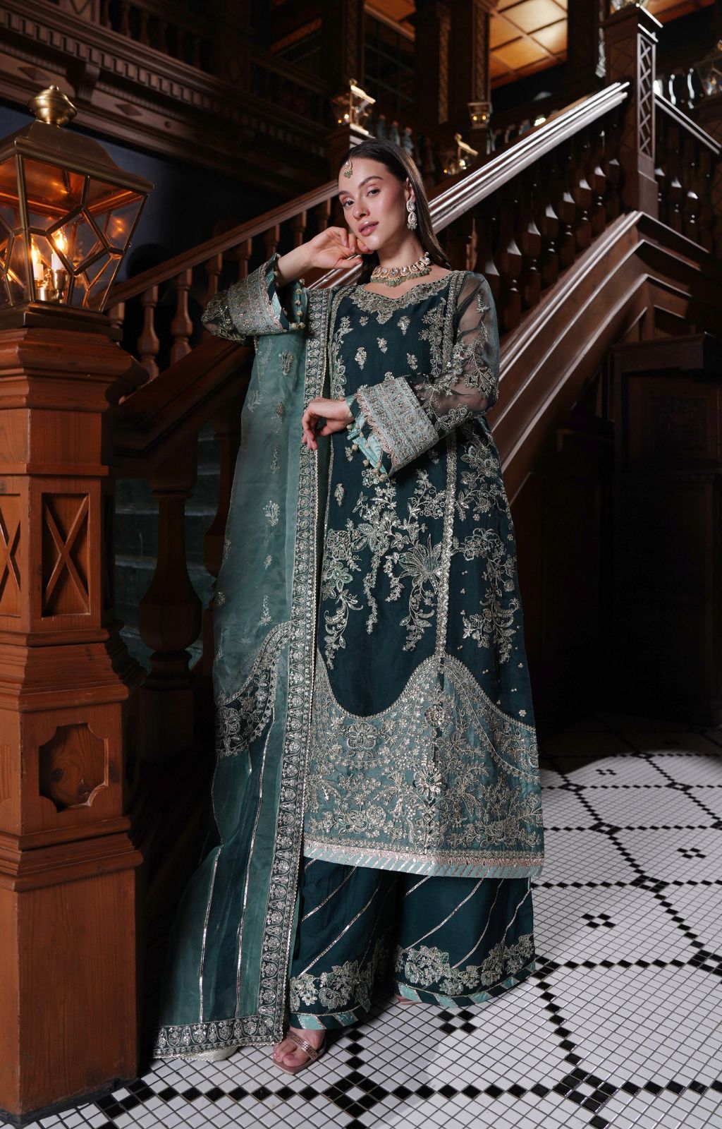 Inayat | Festive Formals | EZRA by Inayat - Designer Dress  - Type : Ladies Clothes - Available at Libayah - 100% Original 