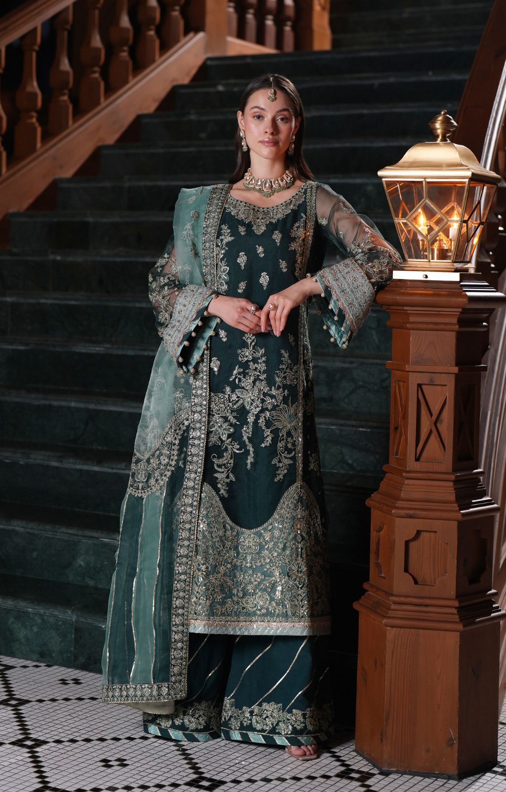 Inayat | Festive Formals | EZRA by Inayat - Designer Dress  - Type : Ladies Clothes - Available at Libayah - 100% Original 