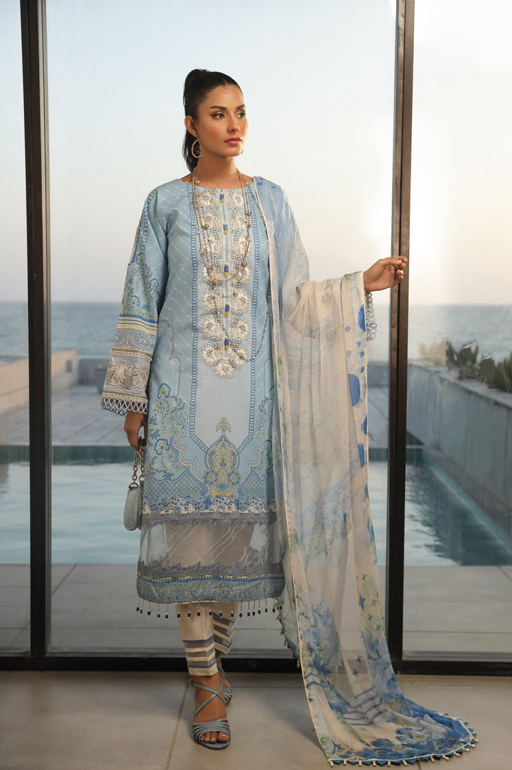 Ellena | Printed Lawn Collection | D05 by Ellena - Designer Dress - Type: Ladies Clothes - Available at Libayah - 100% Original