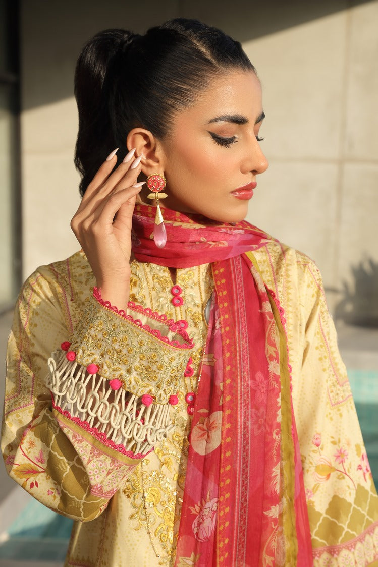 Ellena | Printed Lawn Collection | D06 by Ellena - Designer Dress - Type: Ladies Clothes - Available at Libayah - 100% Original