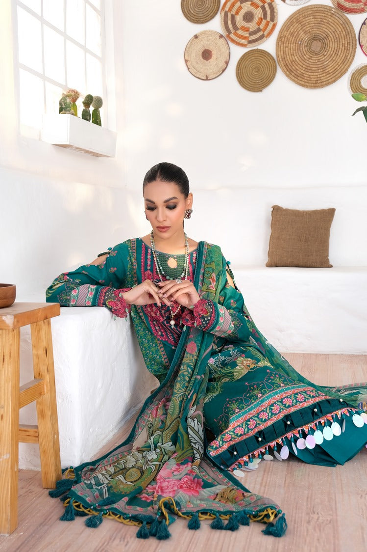Ellena | Printed Lawn Collection | D14 by Ellena - Designer Dress - Type: Ladies Clothes - Available at Libayah - 100% Original