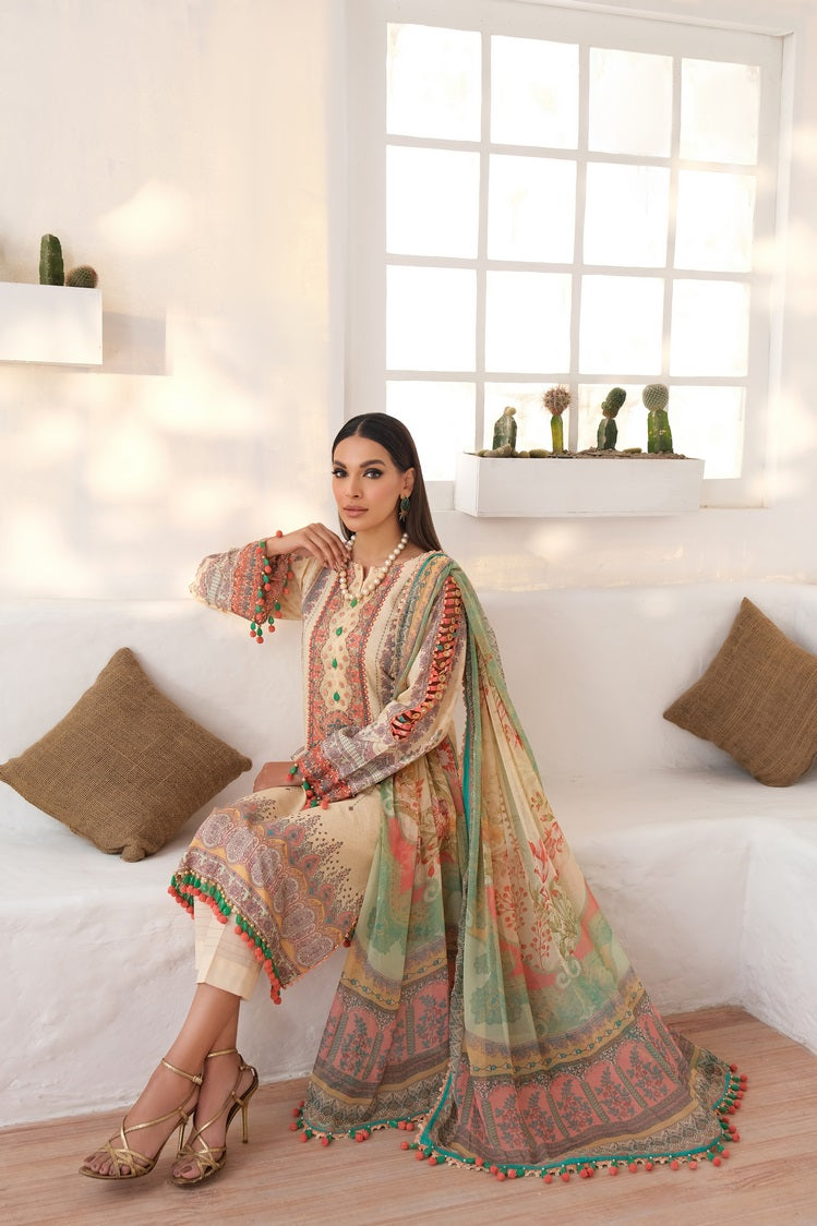 Ellena | Printed Lawn Collection | D15 by Ellena - Designer Dress - Type: Ladies Clothes - Available at Libayah - 100% Original