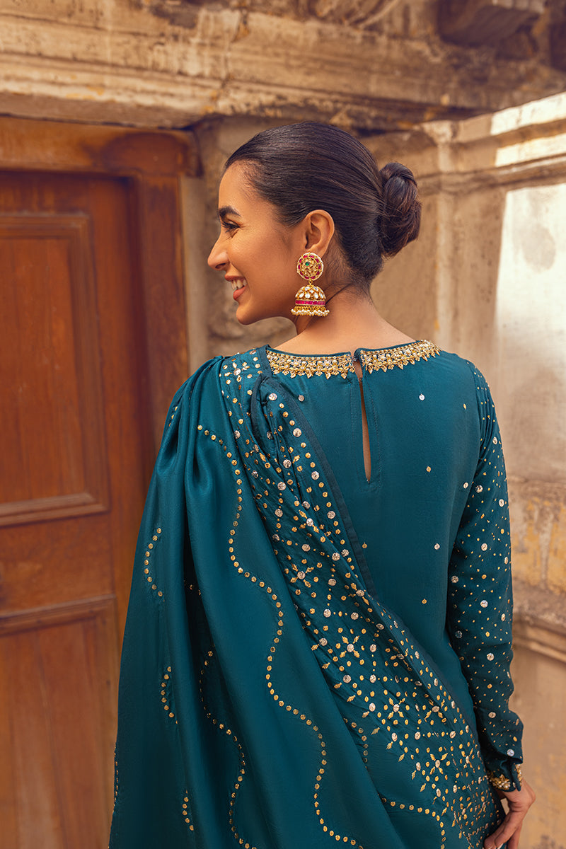 Sana Abbas | Wedding Formals | EZZAH by Sana Abbas - Designer Dress - Type: Ladies Clothes - Available at Libayah - 100% Original