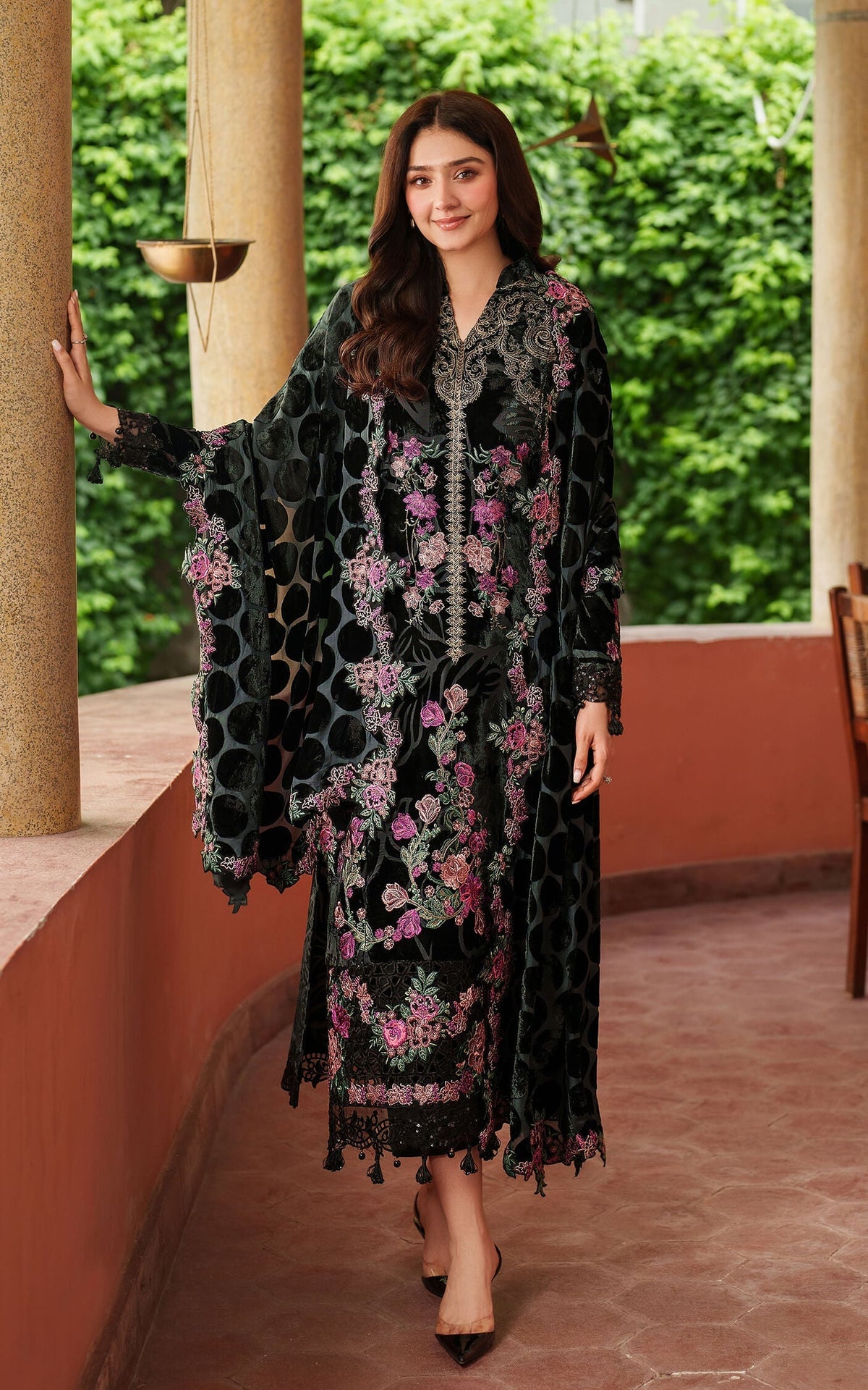 Asifa and Nabeel | Pashmina Luxe 25 | Eira LWC25-02 by Asifa and Nabeel - Designer Dress - Type : Ladies Clothes - Available at Libayah - 100% Original 