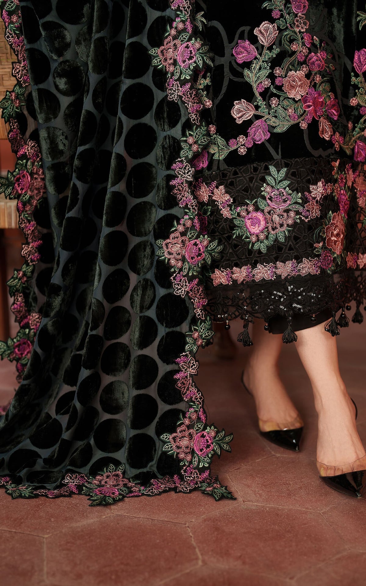 Asifa and Nabeel | Pashmina Luxe 25 | Eira LWC25-02 by Asifa and Nabeel - Designer Dress - Type : Ladies Clothes - Available at Libayah - 100% Original 
