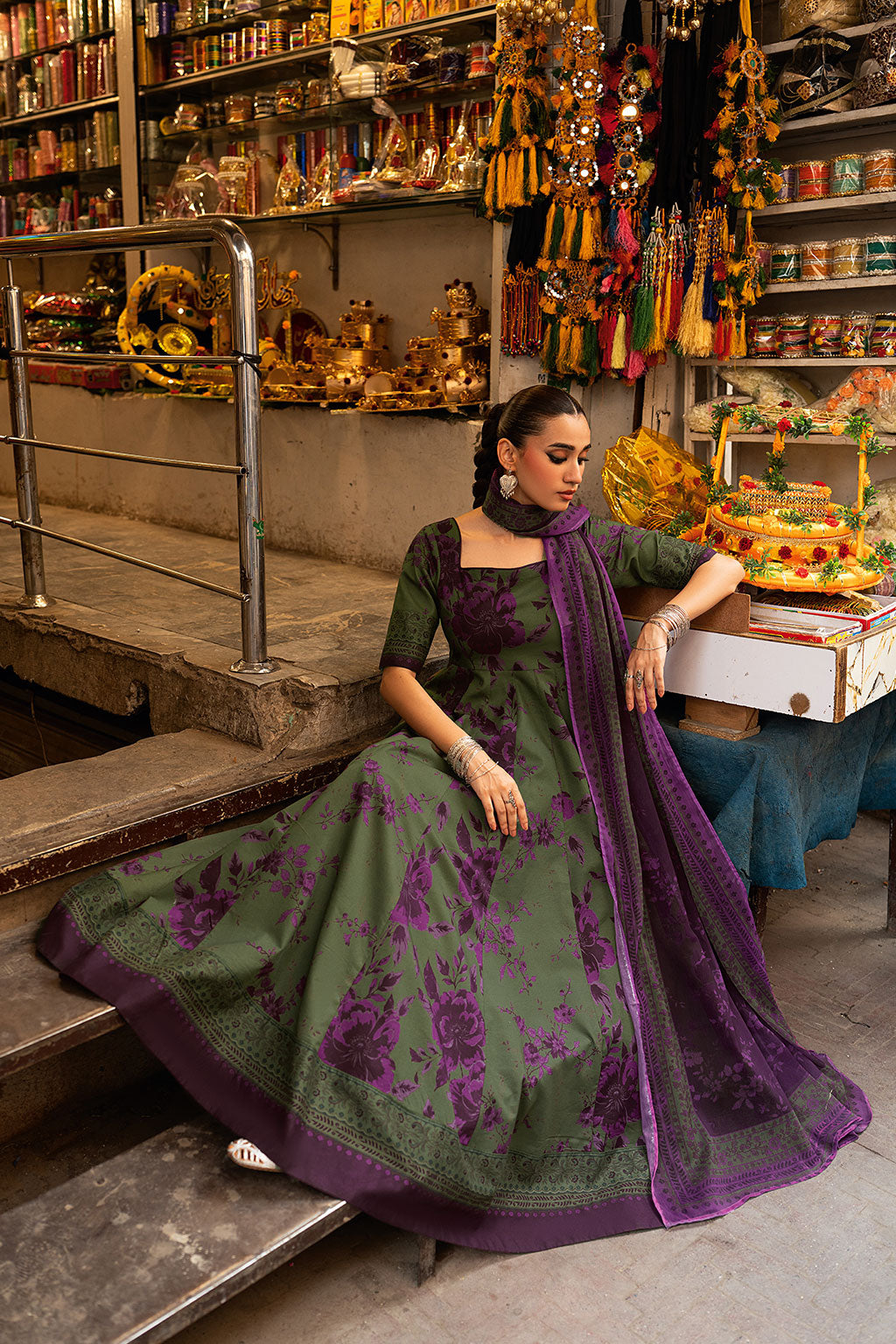 Shagna | Ed Dopahar | SP-104 (GULPARI) - by Libayah - Registered Vendor of : Shagna - 100% Original Designer Dress