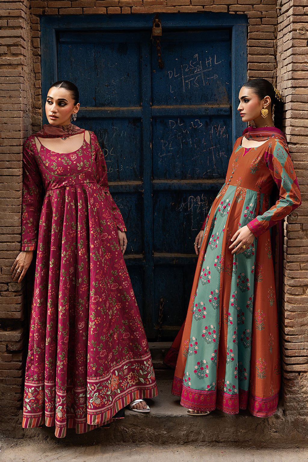 Shagna | Ed Dopahar |SP-107 (RANG) - by Libayah - Registered Vendor of : Shagna - 100% Original Designer Dress