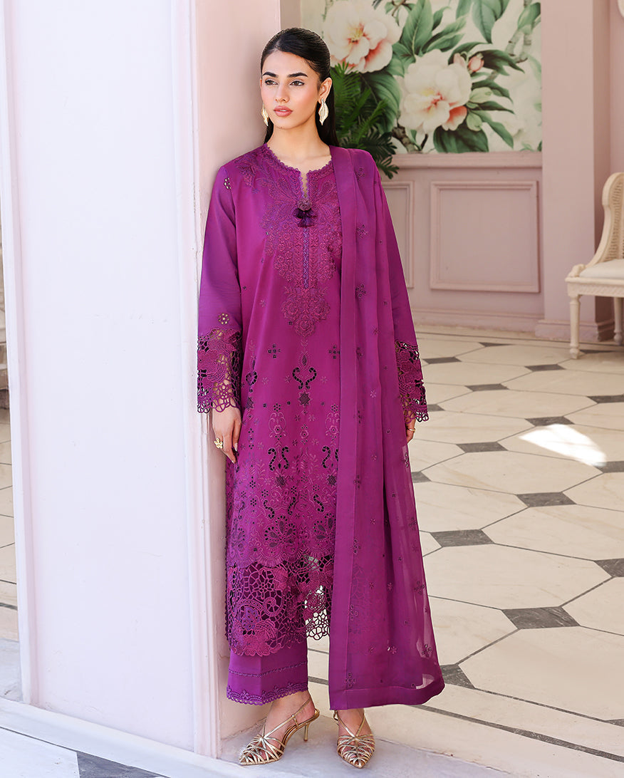 Roheenaz | Veil of Summer Chikankari | Elan Bloom by Roheenaz - Designer Dress  - Type : Ladies Clothes - Available at Libayah - 100% Original 