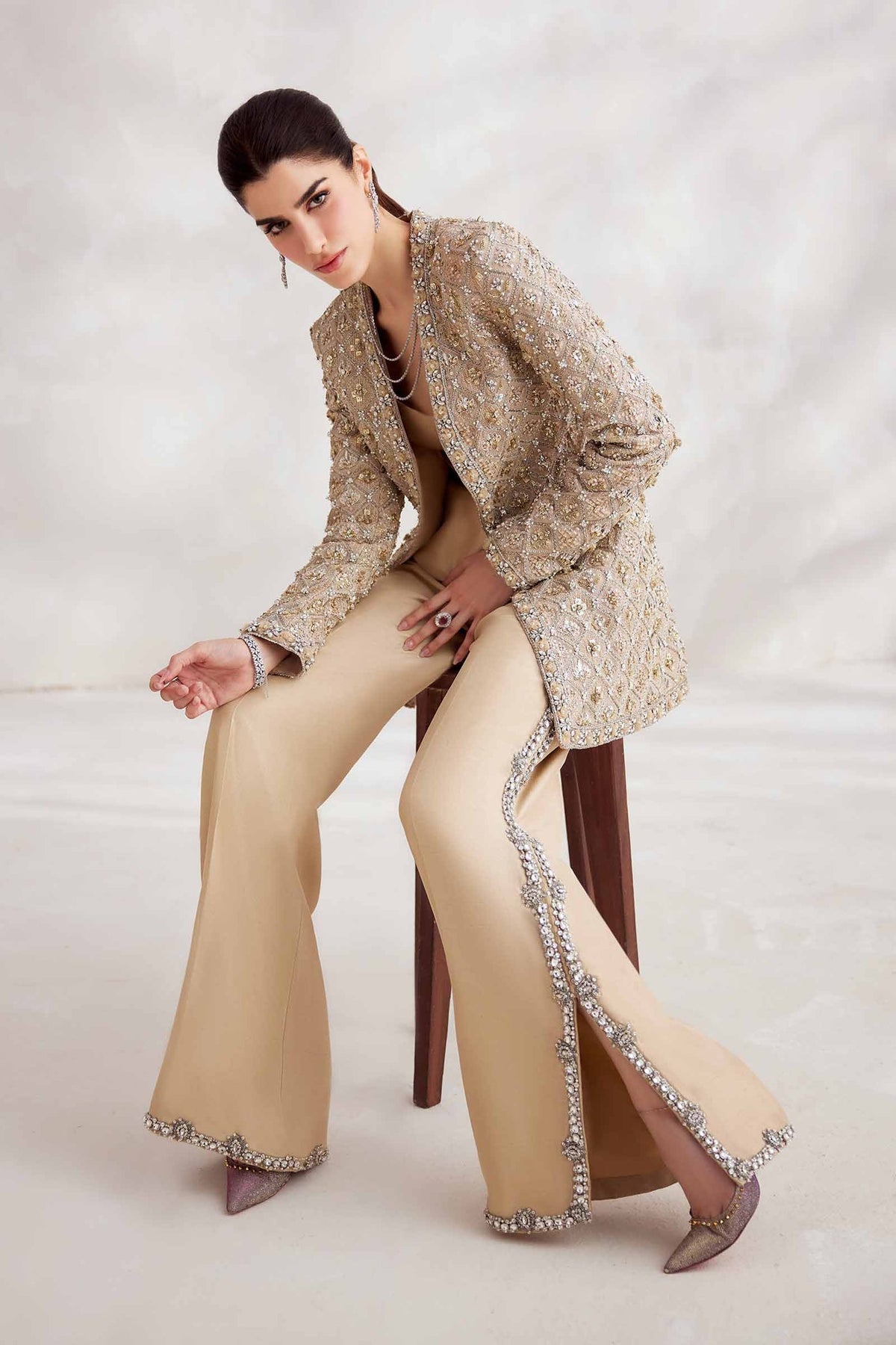 Elan | Elitarie Wedding Formals | AURELIEN (EP-21212) by Elan - Designer Dress - Type: Ladies Clothes - Available at Libayah - 100% Original