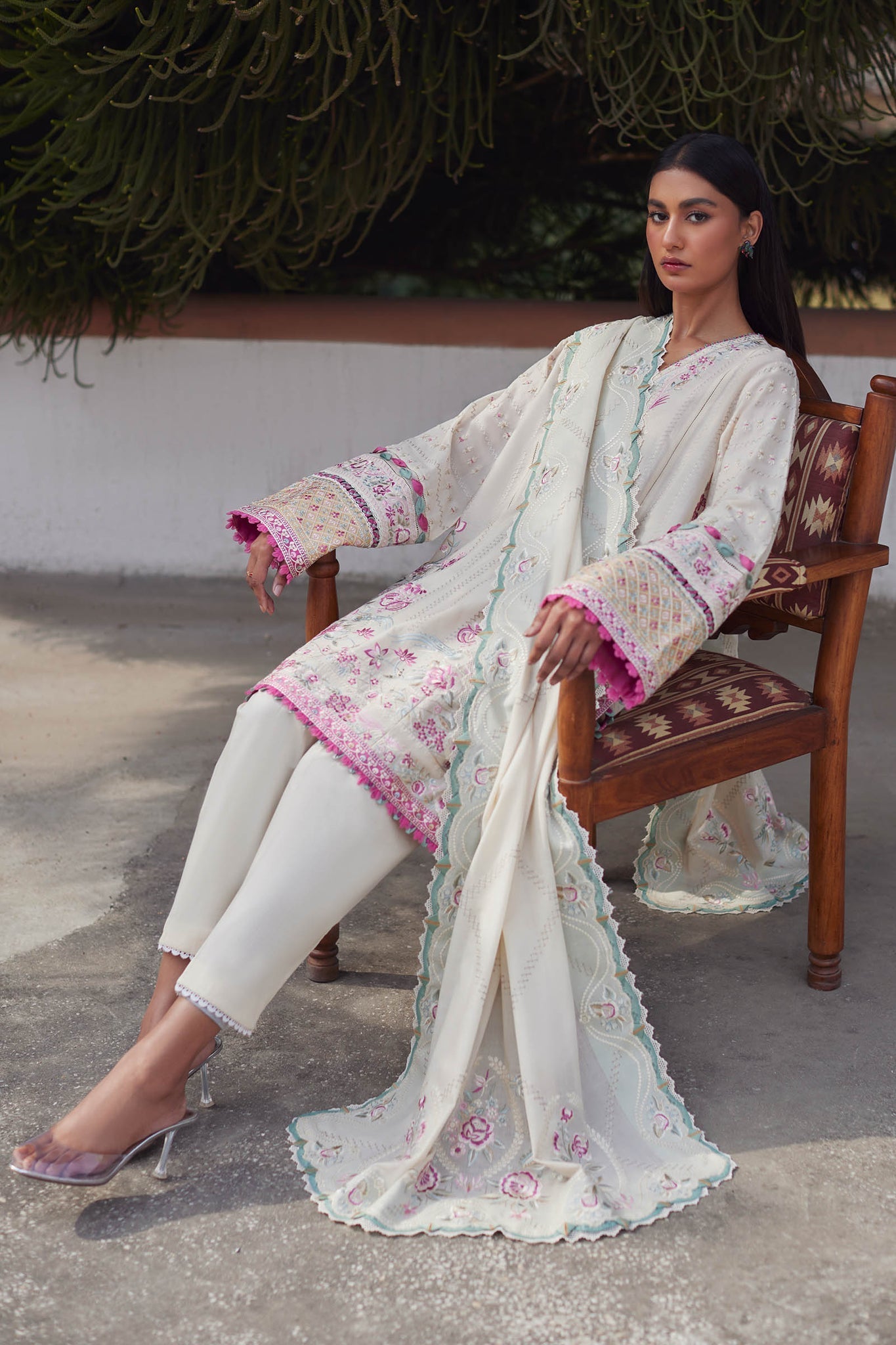 Elan | Lawn 24 | AIRA (EL24-10 B) by Elan - Designer Dress - Type: Ladies Clothes - Available at Libayah - 100% Original