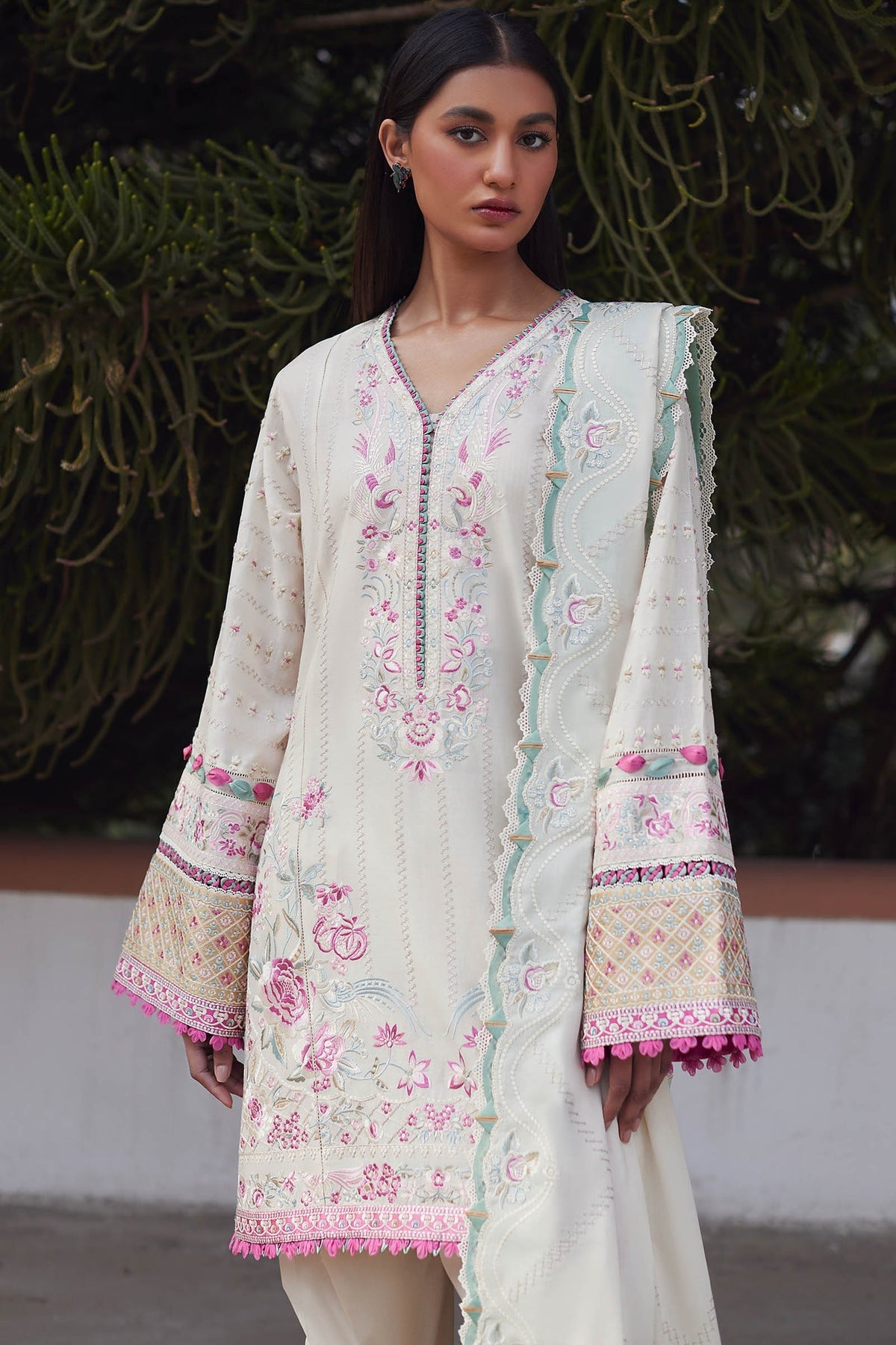 Elan | Lawn 24 | AIRA (EL24-10 B) by Elan - Designer Dress - Type: Ladies Clothes - Available at Libayah - 100% Original