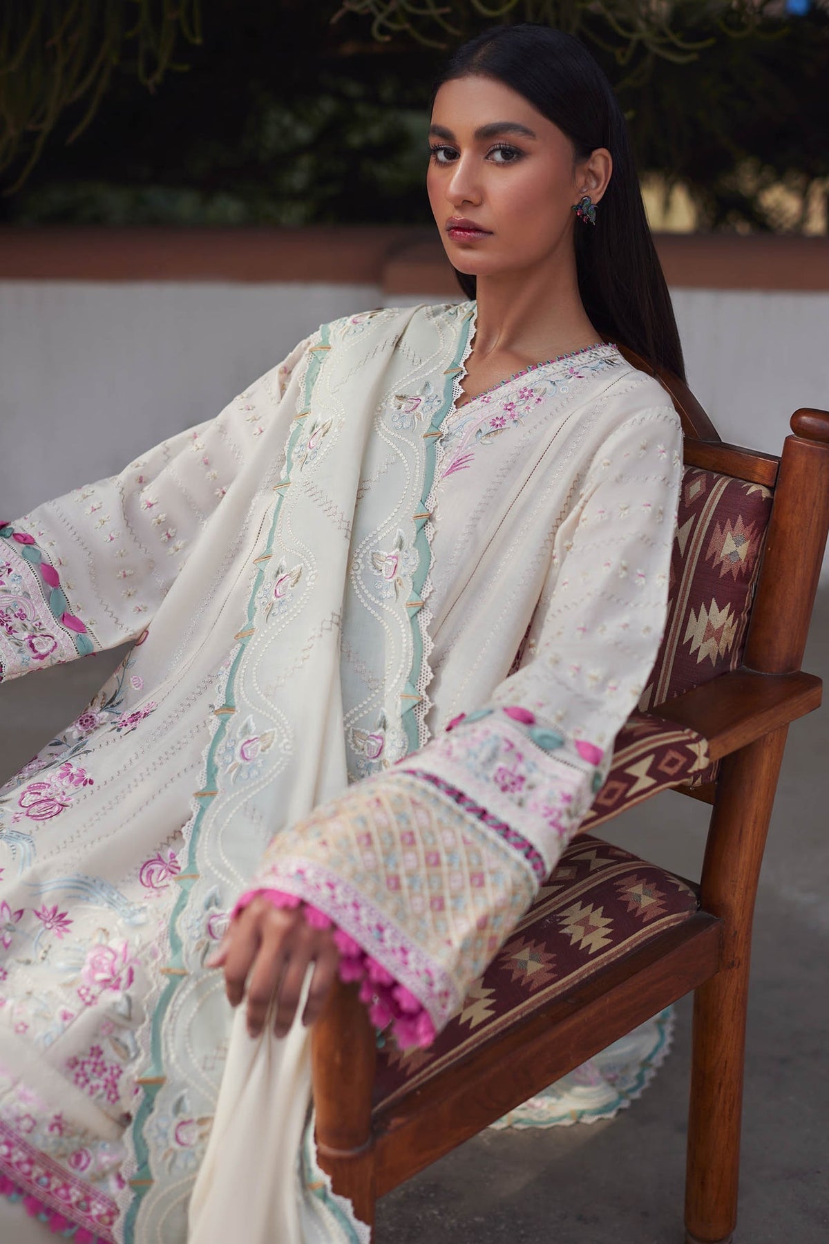 Elan | Lawn 24 | AIRA (EL24-10 B) by Elan - Designer Dress - Type: Ladies Clothes - Available at Libayah - 100% Original