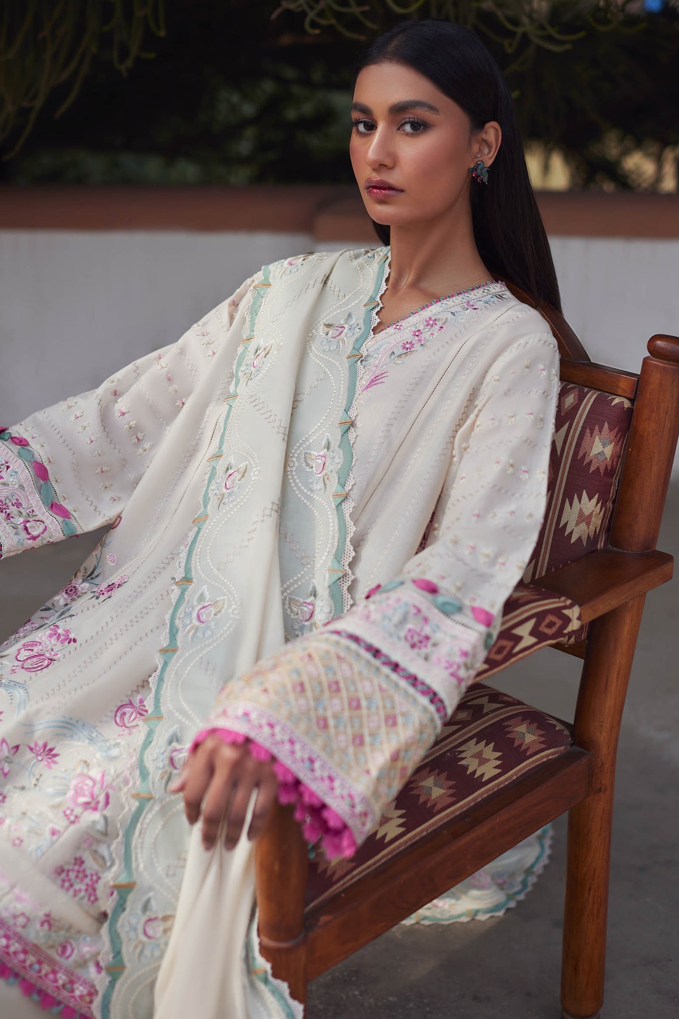 Elan | Lawn 24 | AIRA (EL24-10 B) by Elan - Designer Dress - Type: Ladies Clothes - Available at Libayah - 100% Original