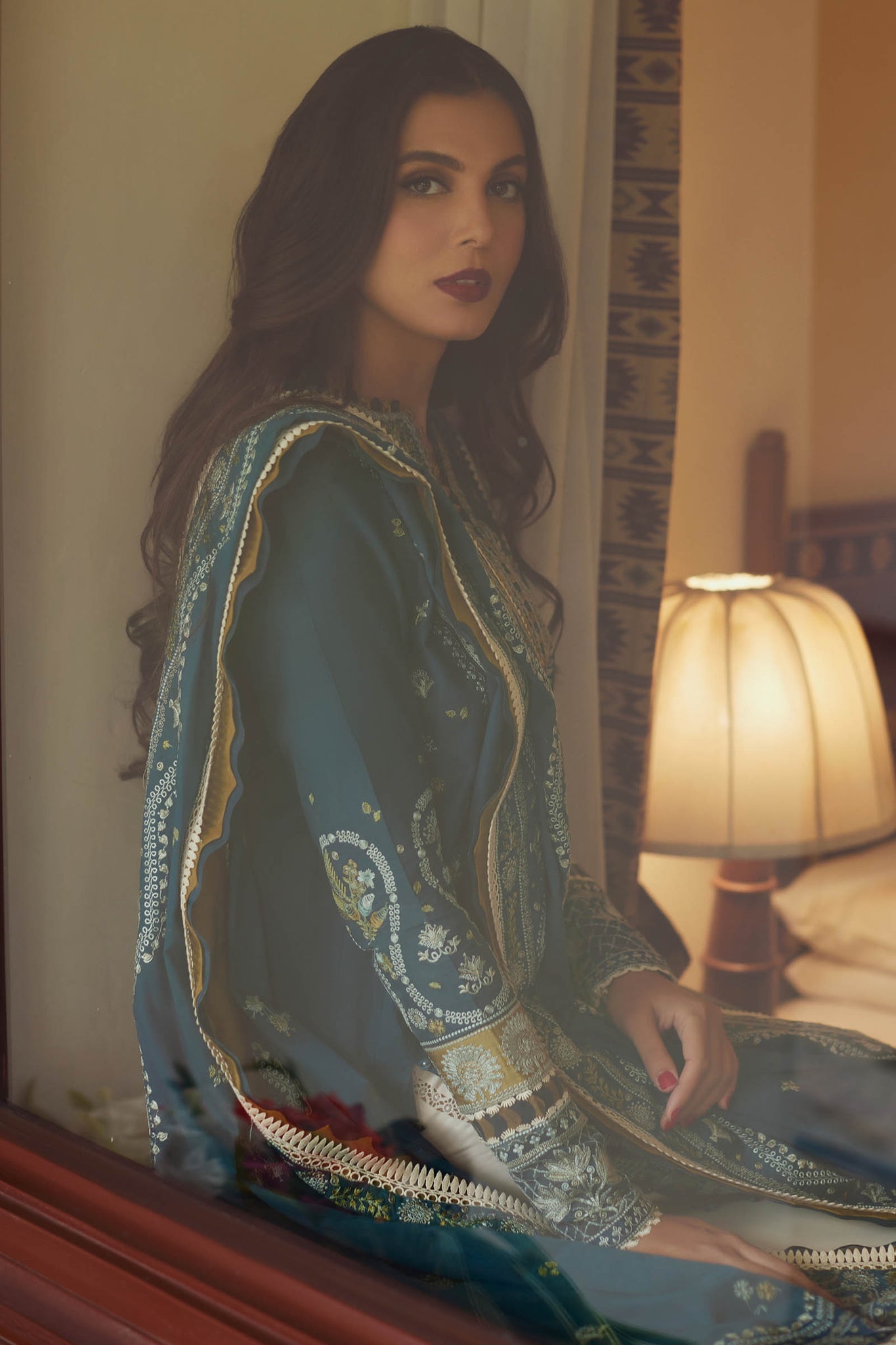 Elan | Lawn 24 | MAHROSH (EL24-04 A) by Elan - Designer Dress - Type: Ladies Clothes - Available at Libayah - 100% Original