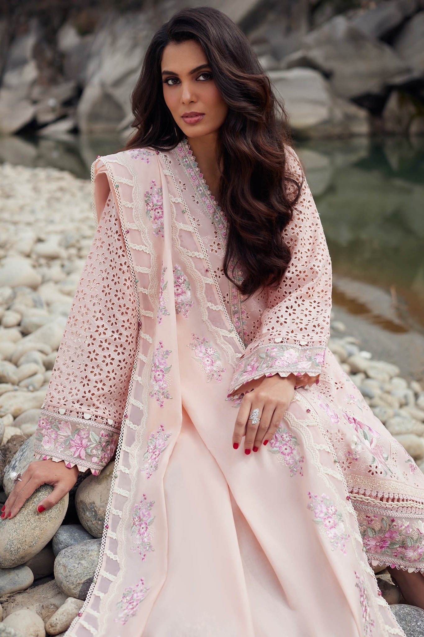 Elan | Lawn 24 | AIREEN (EL24-09 A) by Elan - Designer Dress - Type: Ladies Clothes - Available at Libayah - 100% Original
