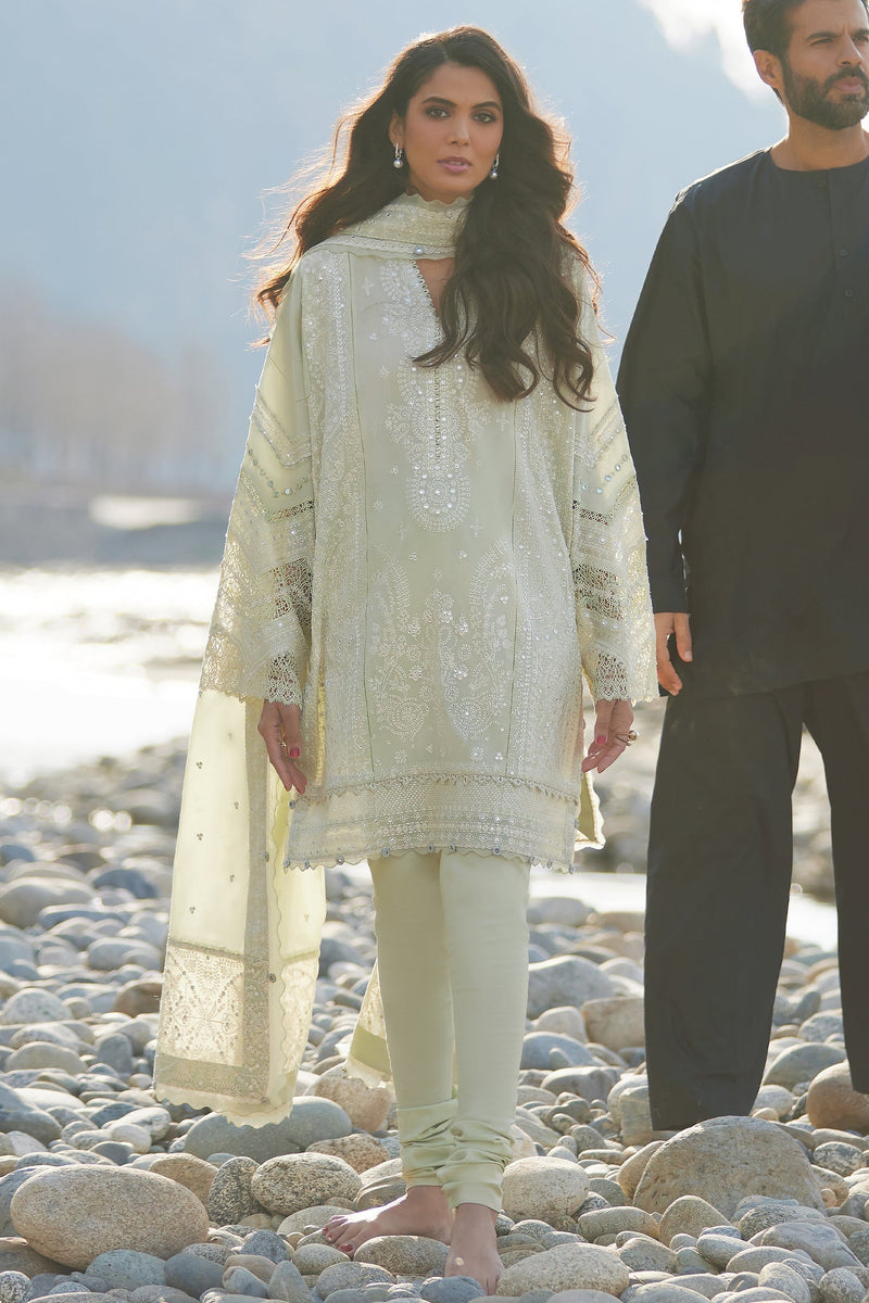 Elan | Lawn 24 | ZEINA (EL24-12 A) by Elan - Designer Dress - Type: Ladies Clothes - Available at Libayah - 100% Original
