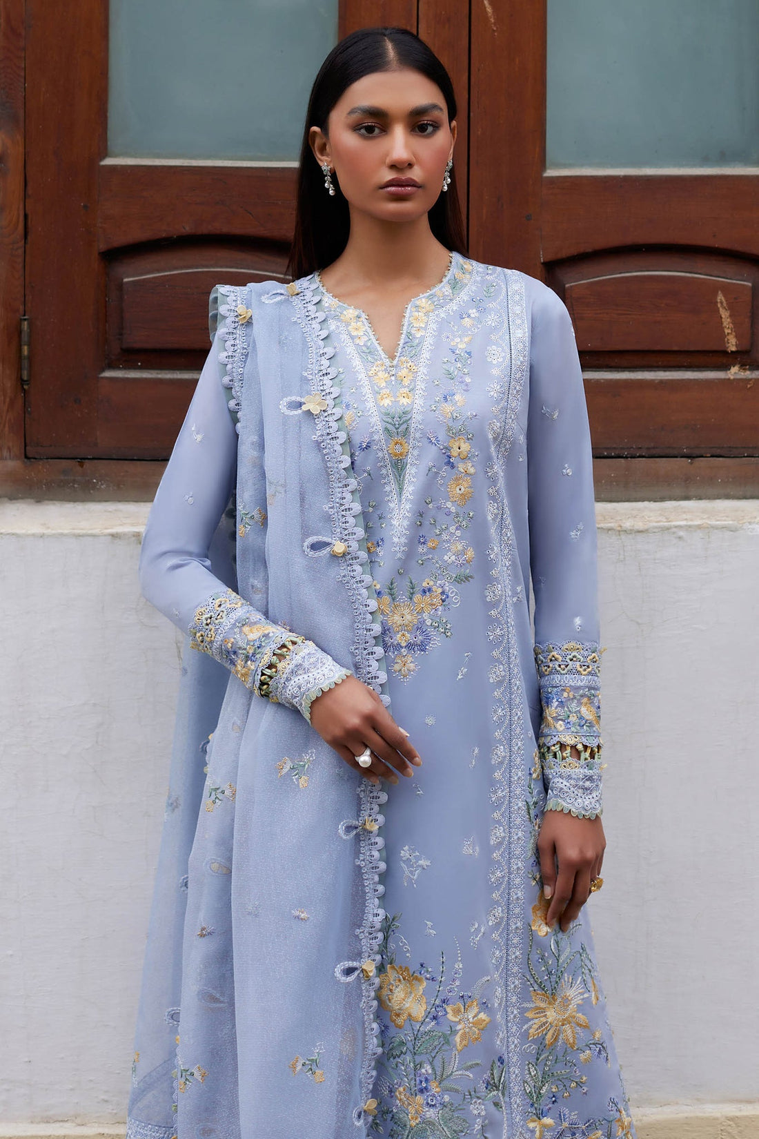 Elan | Lawn 24 | MINA (EL24-01 A) by Elan - Designer Dress - Type: Ladies Clothes - Available at Libayah - 100% Original