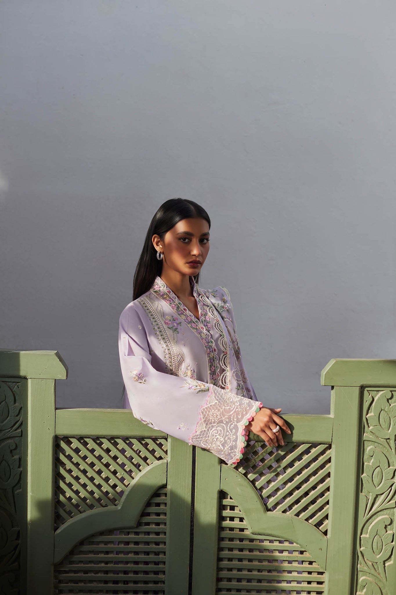 Elan | Lawn 24 | ZENEL (EL24-08 A) by Elan - Designer Dress - Type: Ladies Clothes - Available at Libayah - 100% Original
