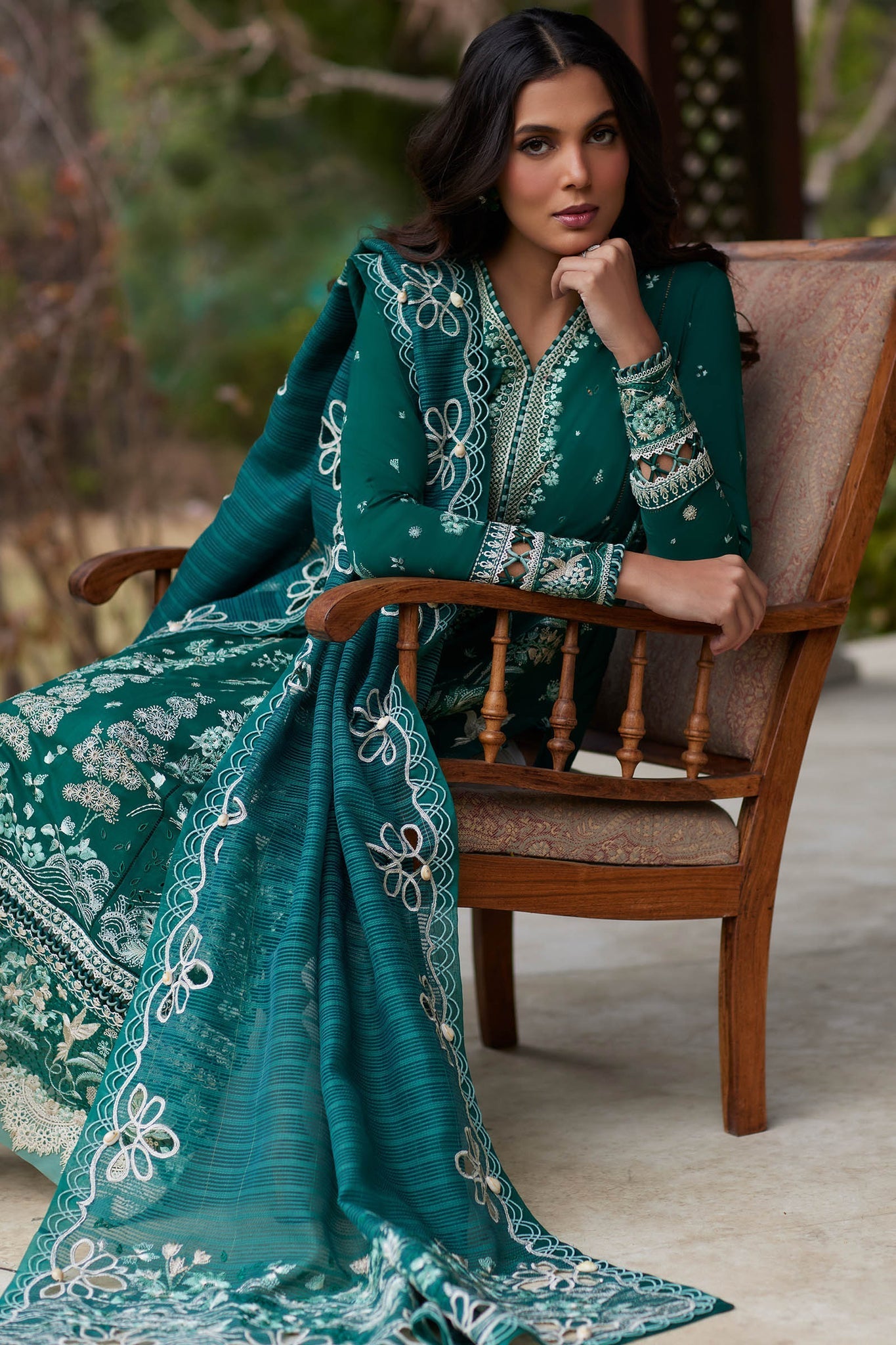 Elan | Lawn 24 | NEDINE (EL24-02 A) by Elan - Designer Dress - Type: Ladies Clothes - Available at Libayah - 100% Original