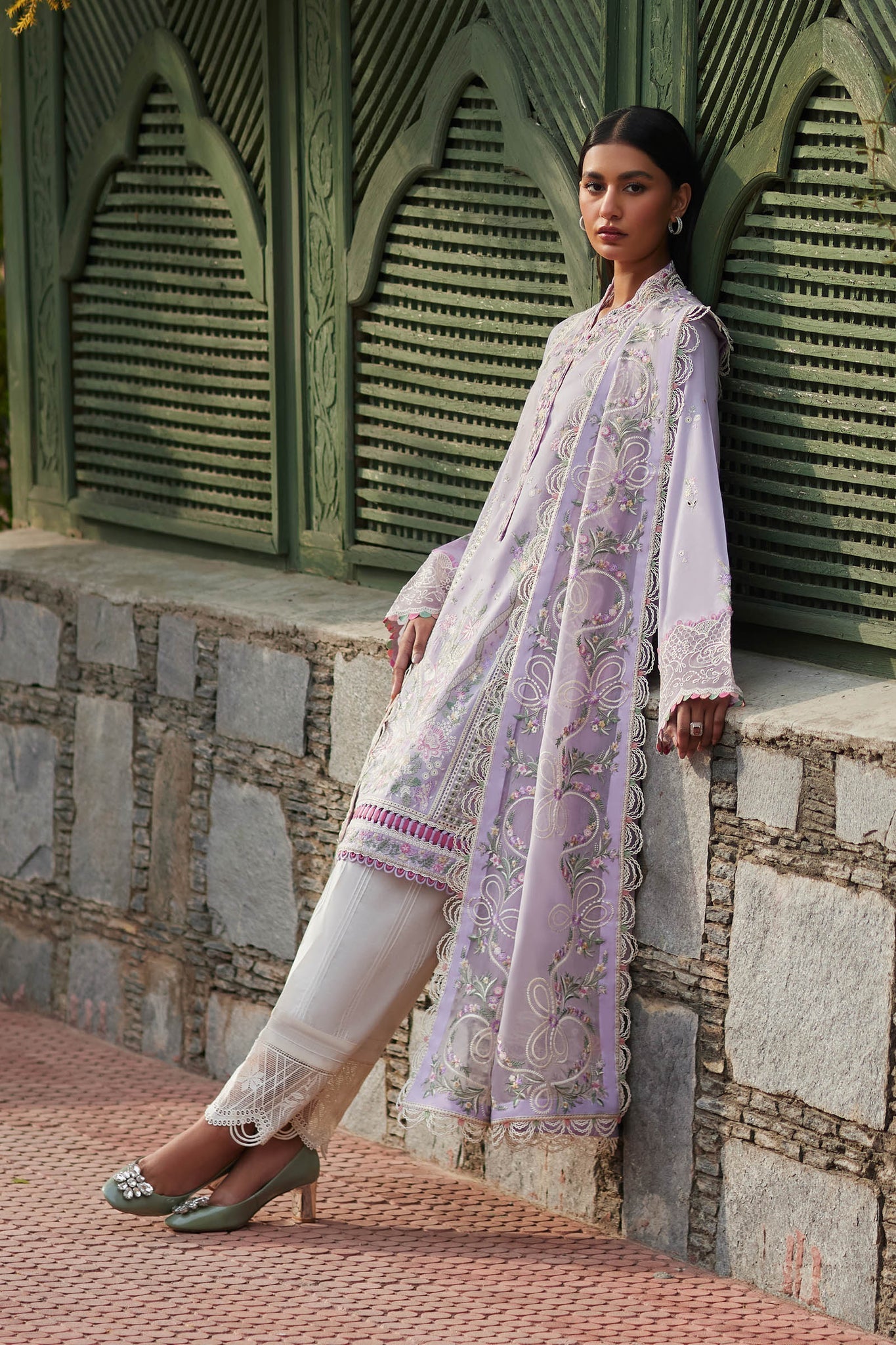 Elan | Lawn 24 | ZENEL (EL24-08 A) by Elan - Designer Dress - Type: Ladies Clothes - Available at Libayah - 100% Original