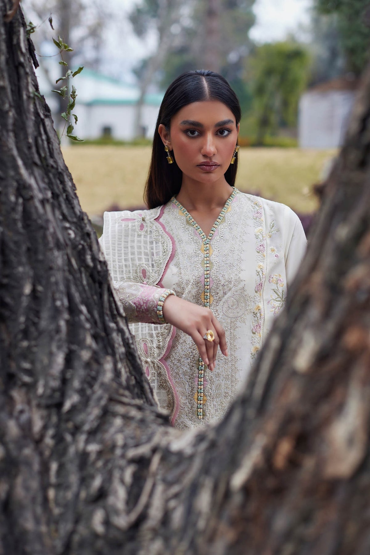 Elan | Lawn 24 | NEZIHA (EL24-05 A) by Elan - Designer Dress - Type: Ladies Clothes - Available at Libayah - 100% Original