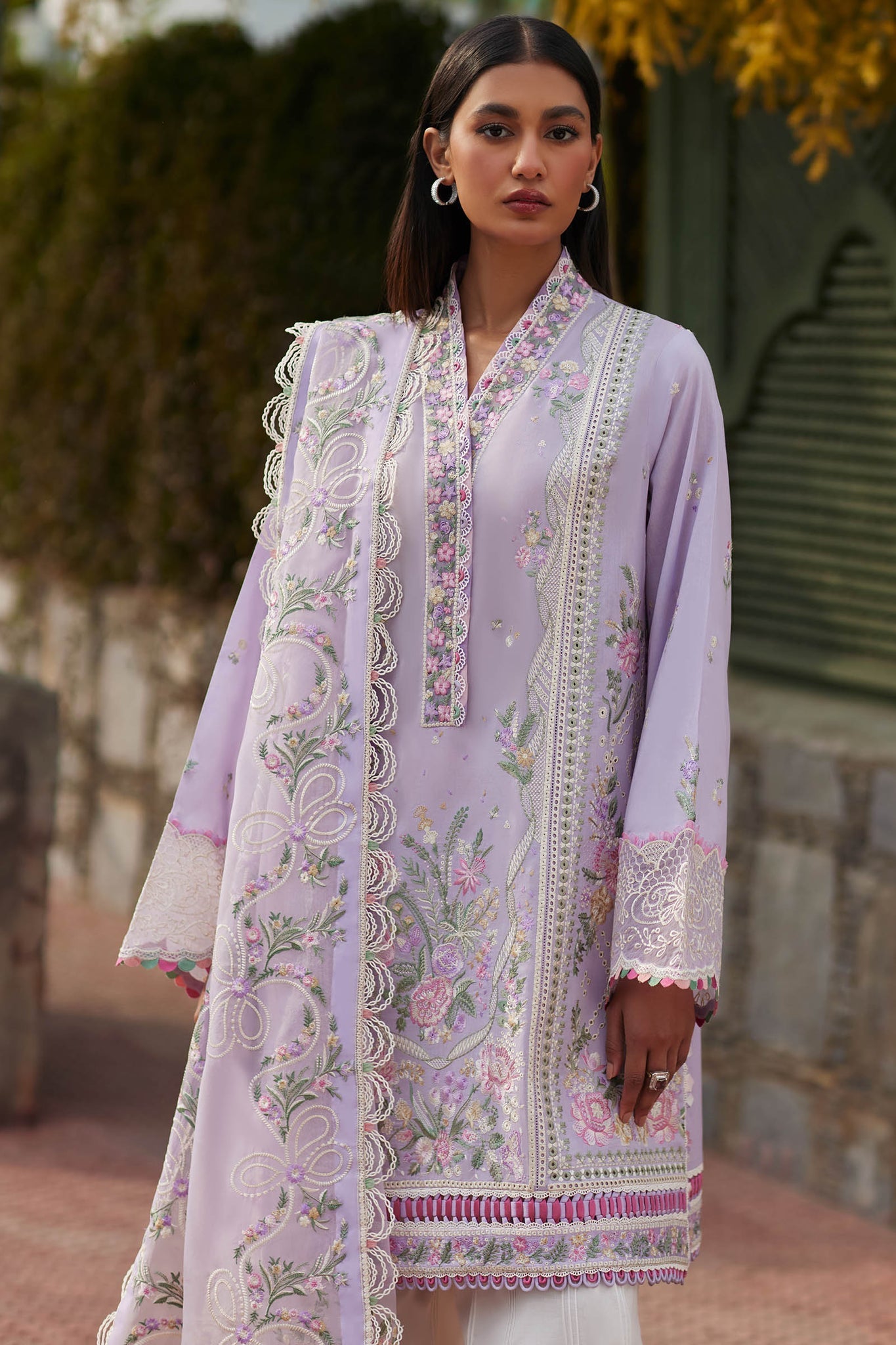 Elan | Lawn 24 | ZENEL (EL24-08 A) by Elan - Designer Dress - Type: Ladies Clothes - Available at Libayah - 100% Original