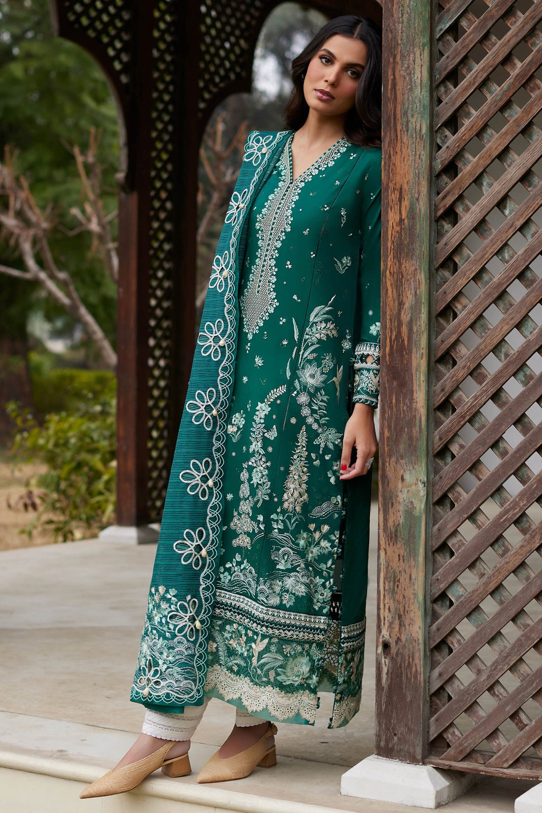 Elan | Lawn 24 | NEDINE (EL24-02 A) by Elan - Designer Dress - Type: Ladies Clothes - Available at Libayah - 100% Original