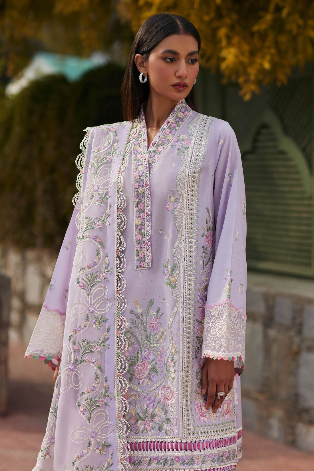 Elan | Lawn 24 | ZENEL (EL24-08 A) by Elan - Designer Dress - Type: Ladies Clothes - Available at Libayah - 100% Original