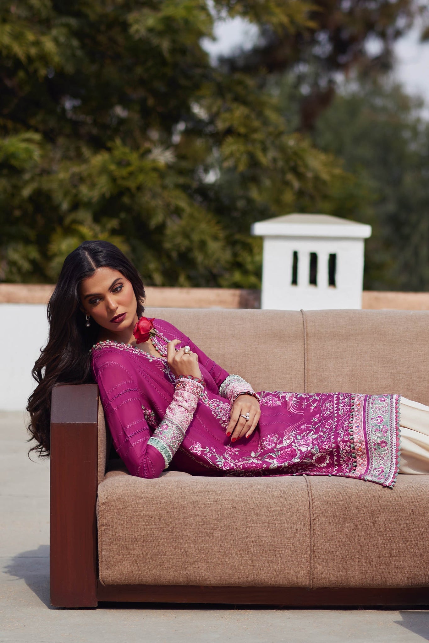 Elan | Lawn 24 | AIRA (EL24-10 A) by Elan - Designer Dress - Type: Ladies Clothes - Available at Libayah - 100% Original