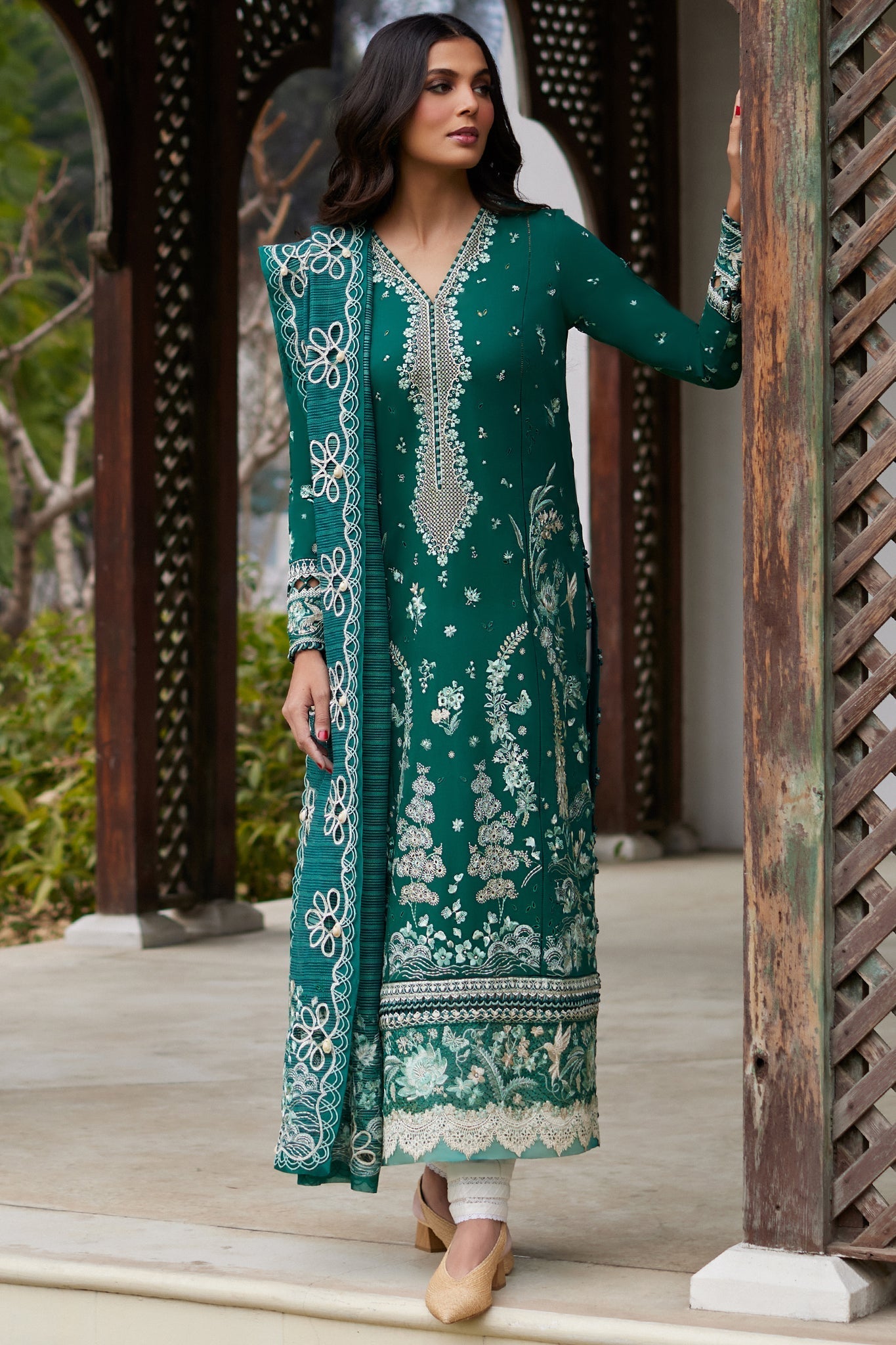 Elan | Lawn 24 | NEDINE (EL24-02 A) by Elan - Designer Dress - Type: Ladies Clothes - Available at Libayah - 100% Original