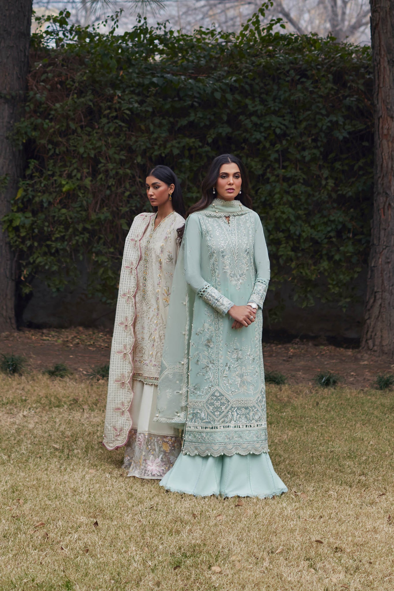 Elan | Lawn 24 | MINA (EL24-01 B) by Elan - Designer Dress - Type: Ladies Clothes - Available at Libayah - 100% Original