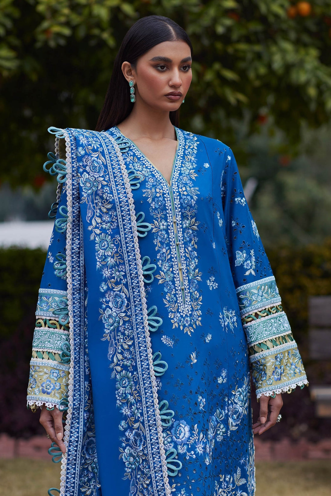 Elan | Lawn 24 | IVANA (EL24-06 B) by Elan - Designer Dress - Type: Ladies Clothes - Available at Libayah - 100% Original