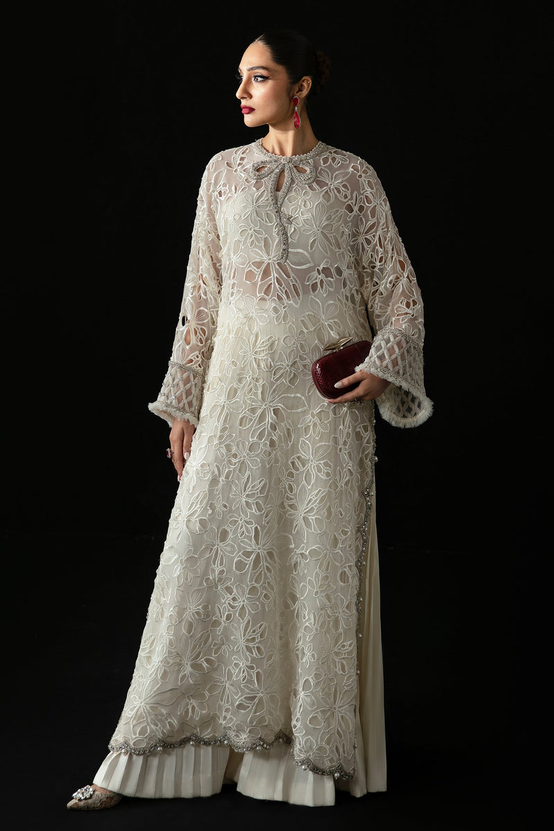 Elan | Pret Crepusule |  VOILE D'ARGENT (EP-21308) by Elan - Designer Dress - Type: Ladies Clothes - Available at Libayah - 100% Original