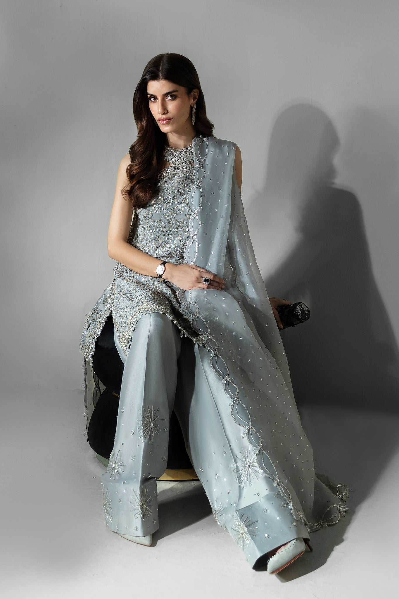 Elan | Pret Crepusule | ECLAT DE GLACE (EP-21307) by Elan - Designer Dress - Type: Ladies Clothes - Available at Libayah - 100% Original