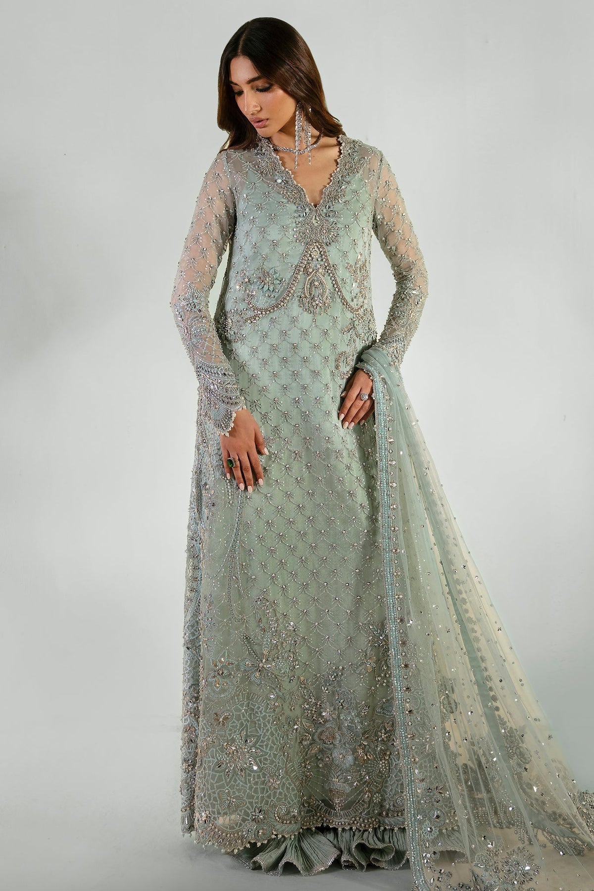 Elan | Pret Crepusule |  RÊVE DE GIVRE (EP-21301) by Elan - Designer Dress - Type: Ladies Clothes - Available at Libayah - 100% Original