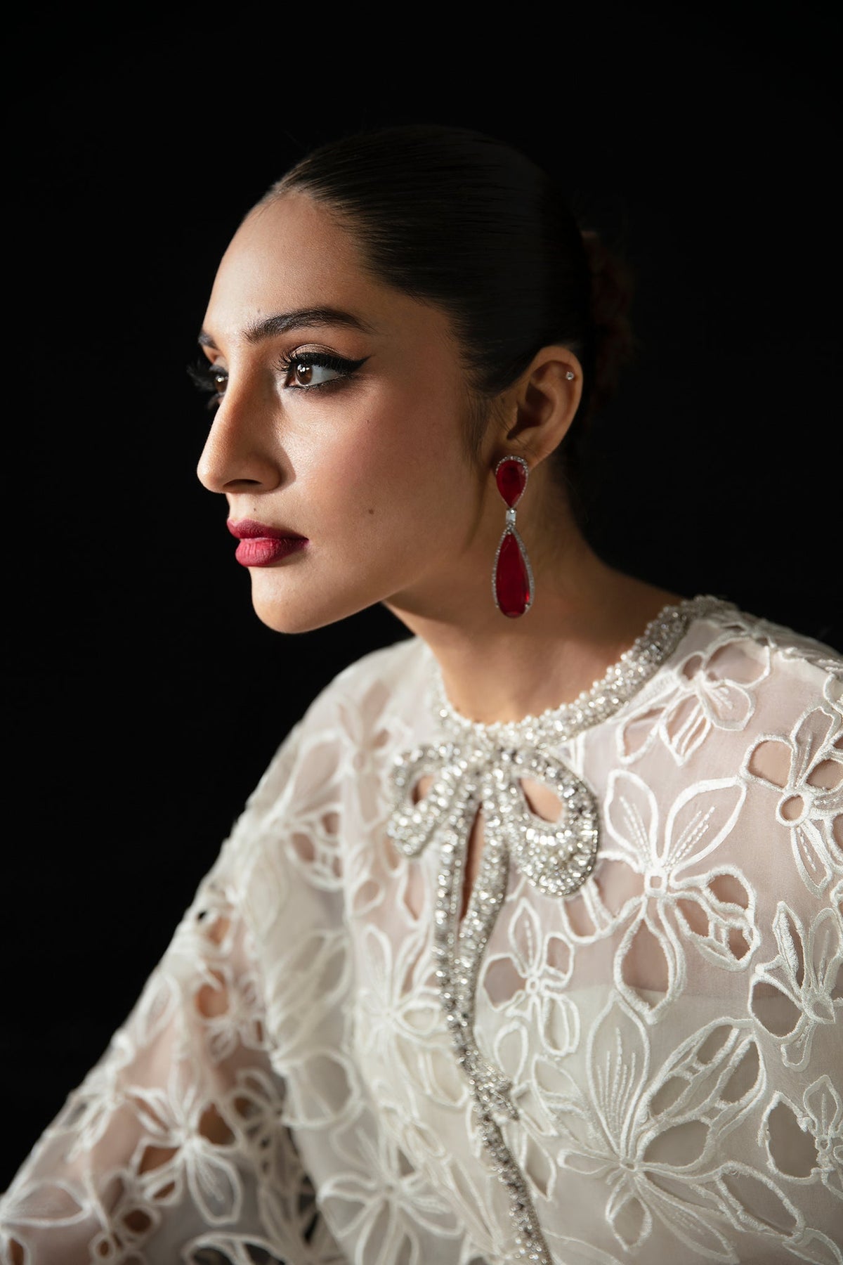 Elan | Pret Crepusule |  VOILE D'ARGENT (EP-21308) by Elan - Designer Dress - Type: Ladies Clothes - Available at Libayah - 100% Original