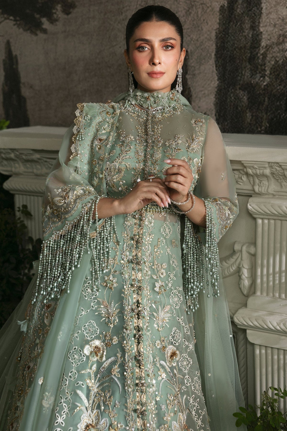 Elan | Wedding Festive 24 | SEA OF SERENITY (EC24-06) by Elan - Designer Dress - Type: Ladies Clothes - Available at Libayah - 100% Original
