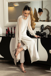 Erum Khan | Elan Formals |Pearl Dusk by Erum Khan - Designer Dress  - Type : Ladies Clothes - Available at Libayah - 100% Original 