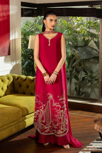 Erum Khan | Elan Formals |Crimson Reverie by Erum Khan - Designer Dress  - Type : Ladies Clothes - Available at Libayah - 100% Original 