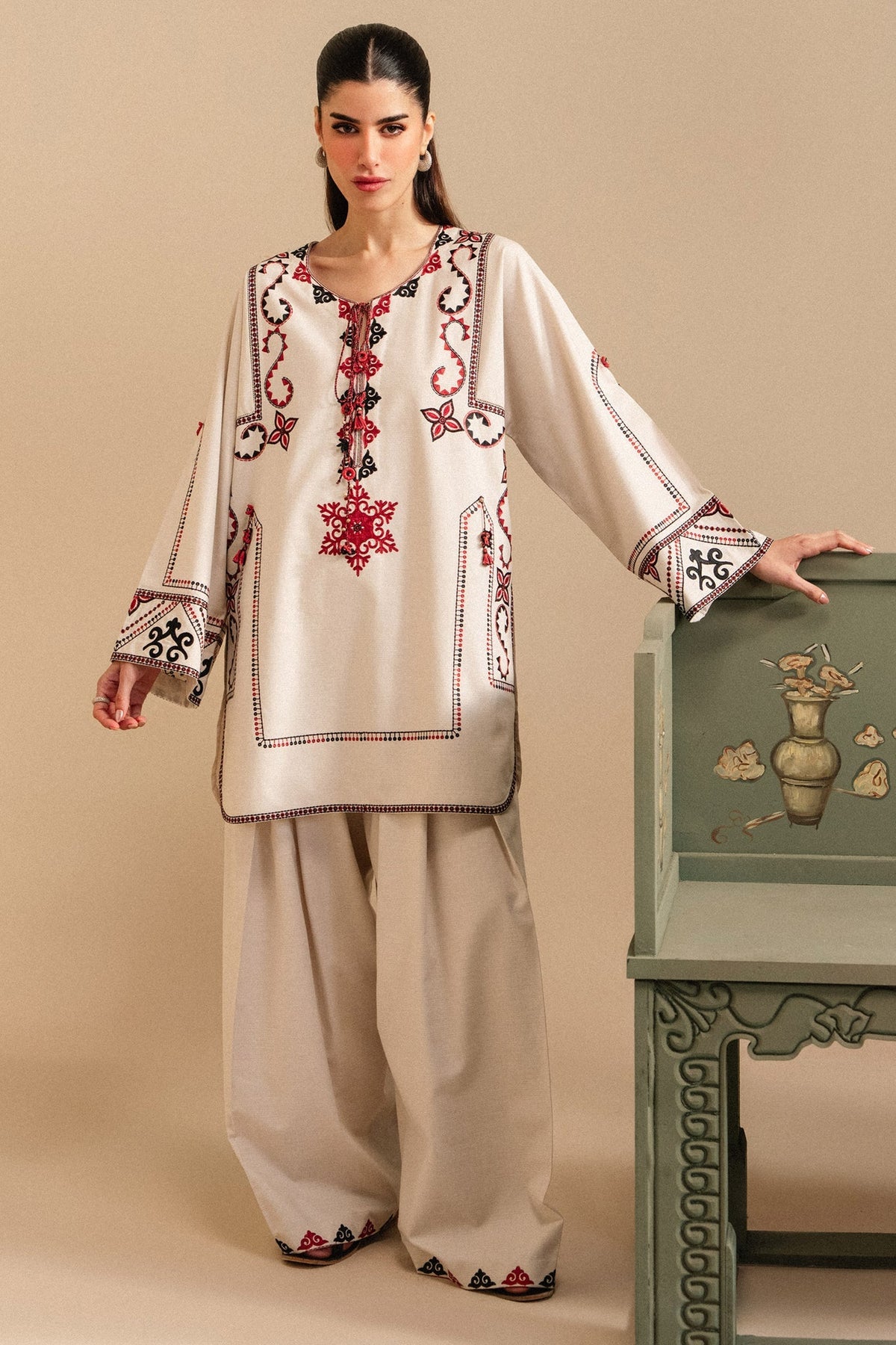 Elan | Winter Basics 25 | MEHR (ERW-21568) by Elan - Designer Dress  - Type : Ladies Clothes - Available at Libayah - 100% Original 