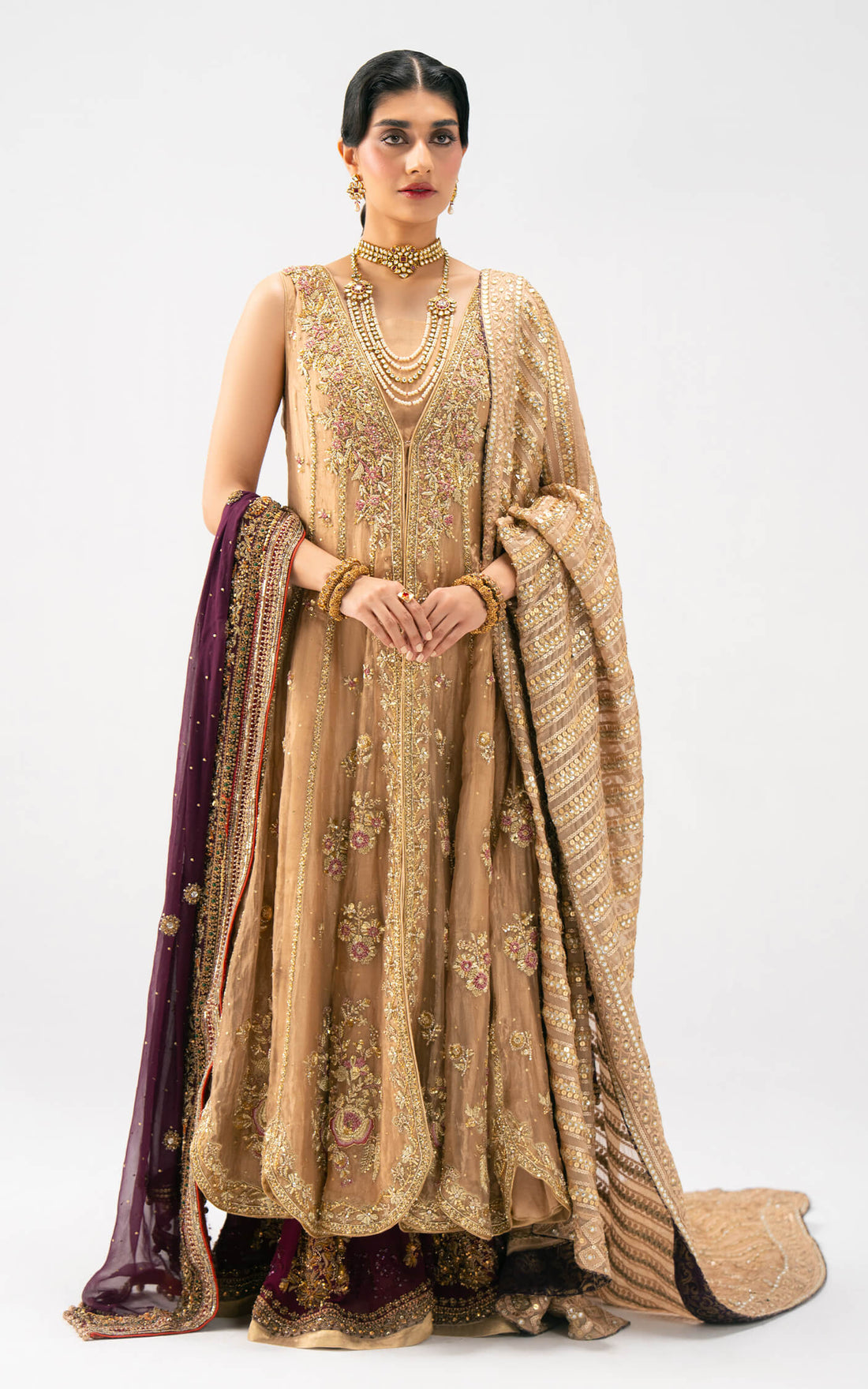 Asifa and Nabeel | Lyle Luxury Formals 25 | Elara Bridal Ensemble by Asifa and Nabeel - Designer Dress  - Type : Ladies Clothes - Available at Libayah - 100% Original 