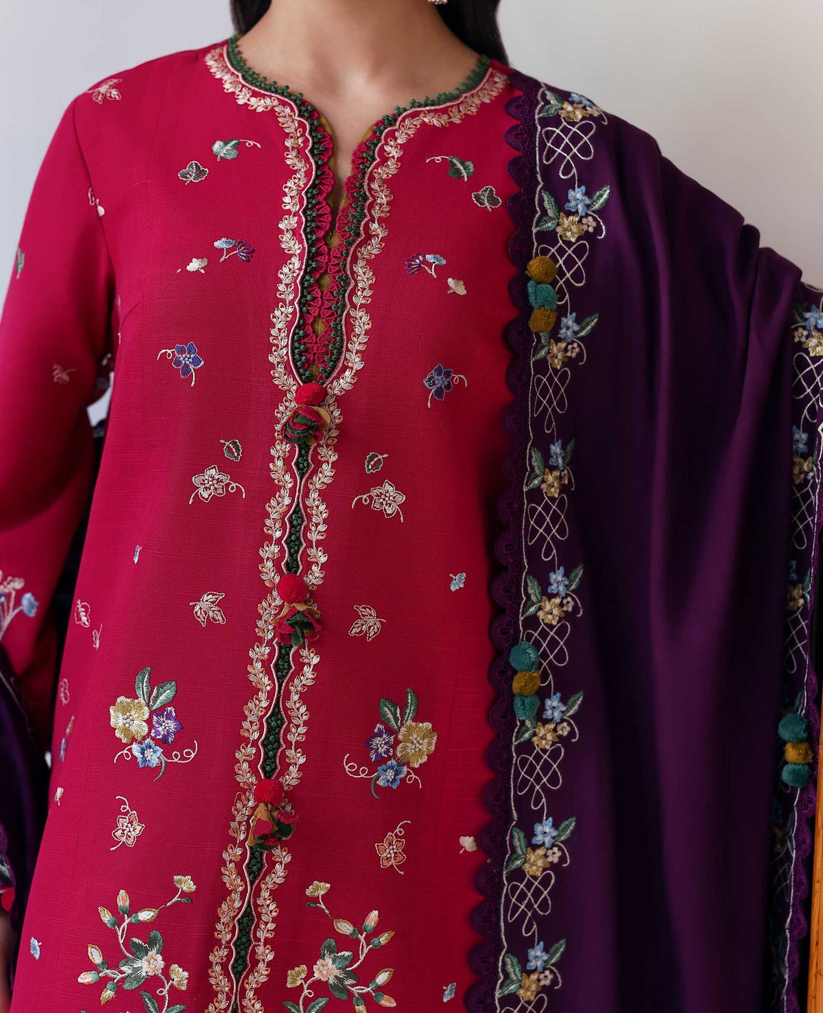 Republic Womenswear | Amaris Luxury Shawl 25 | Elaria by Republic Womenswear - Designer Dress  - Type : Ladies Clothes - Available at Libayah - 100% Original 