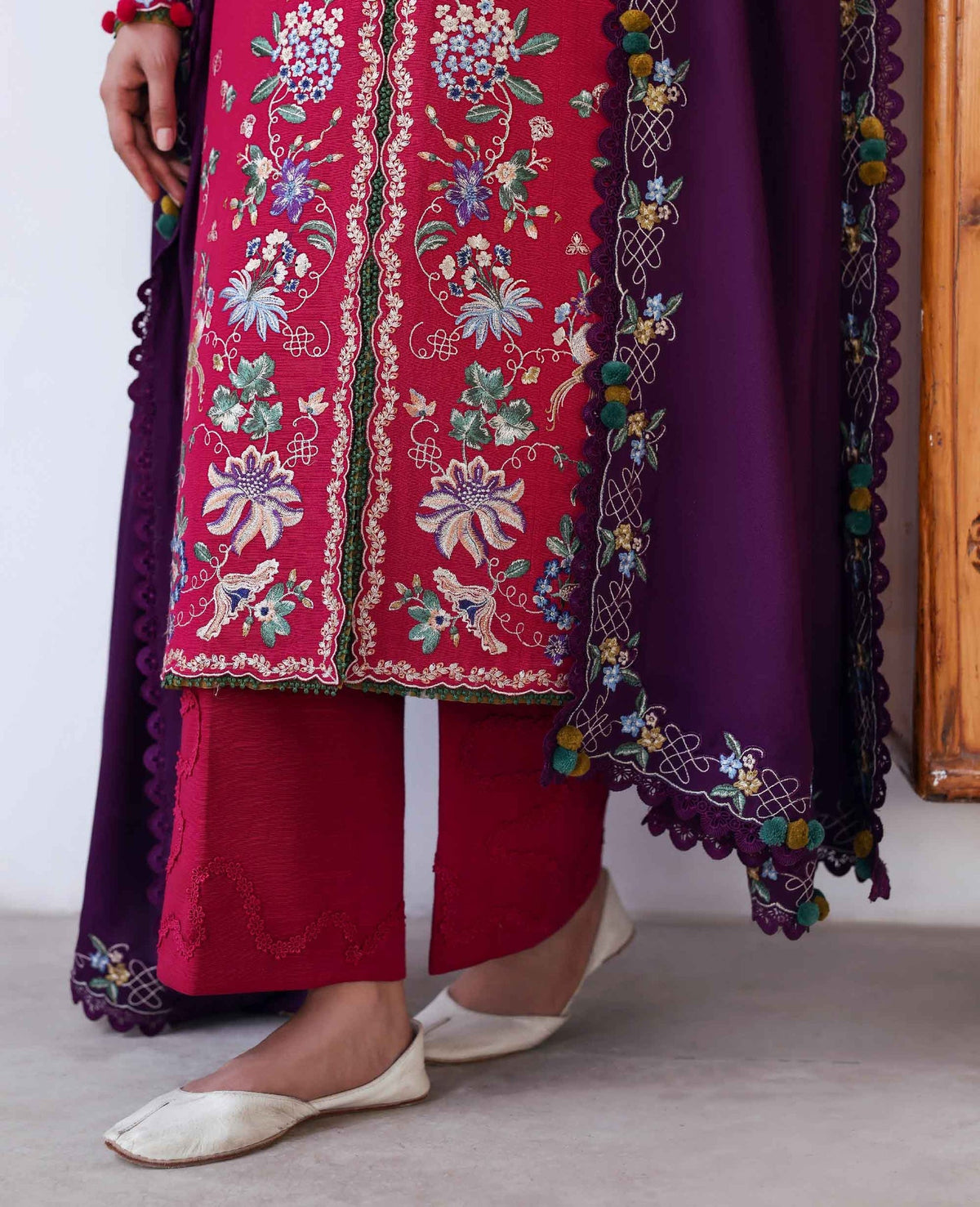 Republic Womenswear | Amaris Luxury Shawl 25 | Elaria by Republic Womenswear - Designer Dress  - Type : Ladies Clothes - Available at Libayah - 100% Original 