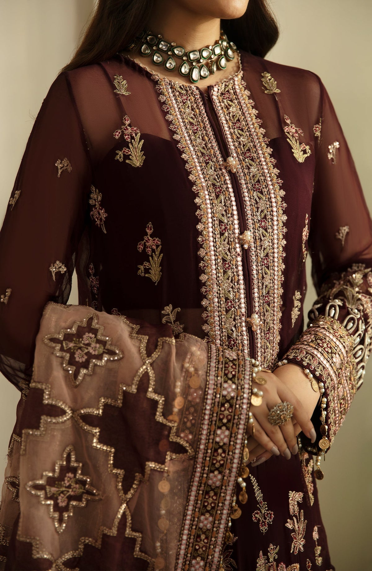 Eleshia | Zarin Wedding Formals 24 |  ZAIBA by Eleshia - Designer Dress - Type: Ladies Clothes - Available at Libayah - 100% Original