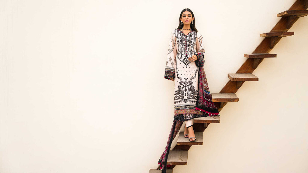Ellena | Luxury Embroidered Collection | D03 by Ellena - Designer Dress - Type: Ladies Clothes - Available at Libayah - 100% Original