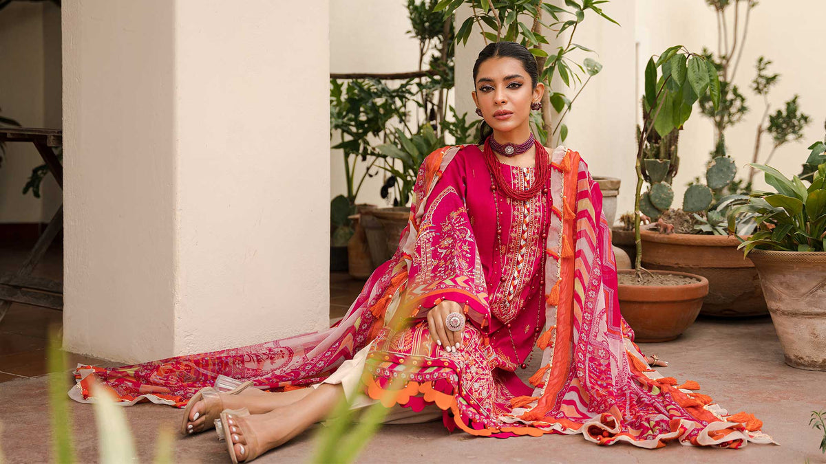 Ellena | Luxury Embroidered Collection | D06 by Ellena - Designer Dress - Type: Ladies Clothes - Available at Libayah - 100% Original