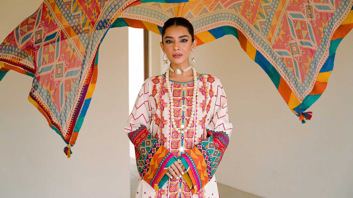 Ellena | Luxury Embroidered Collection | D08 by Ellena - Designer Dress - Type: Ladies Clothes - Available at Libayah - 100% Original